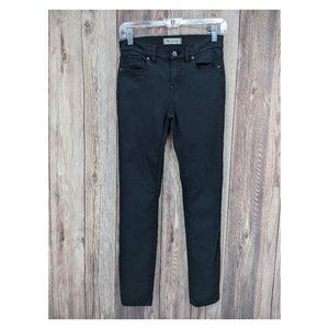 MADEWELL High Riser Skinny Ankle Jeans Black Sz 24